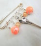 Halloween Themed Kilt Pin Brooches, Gift for Her, Choose from 5 Brooches - Image 5