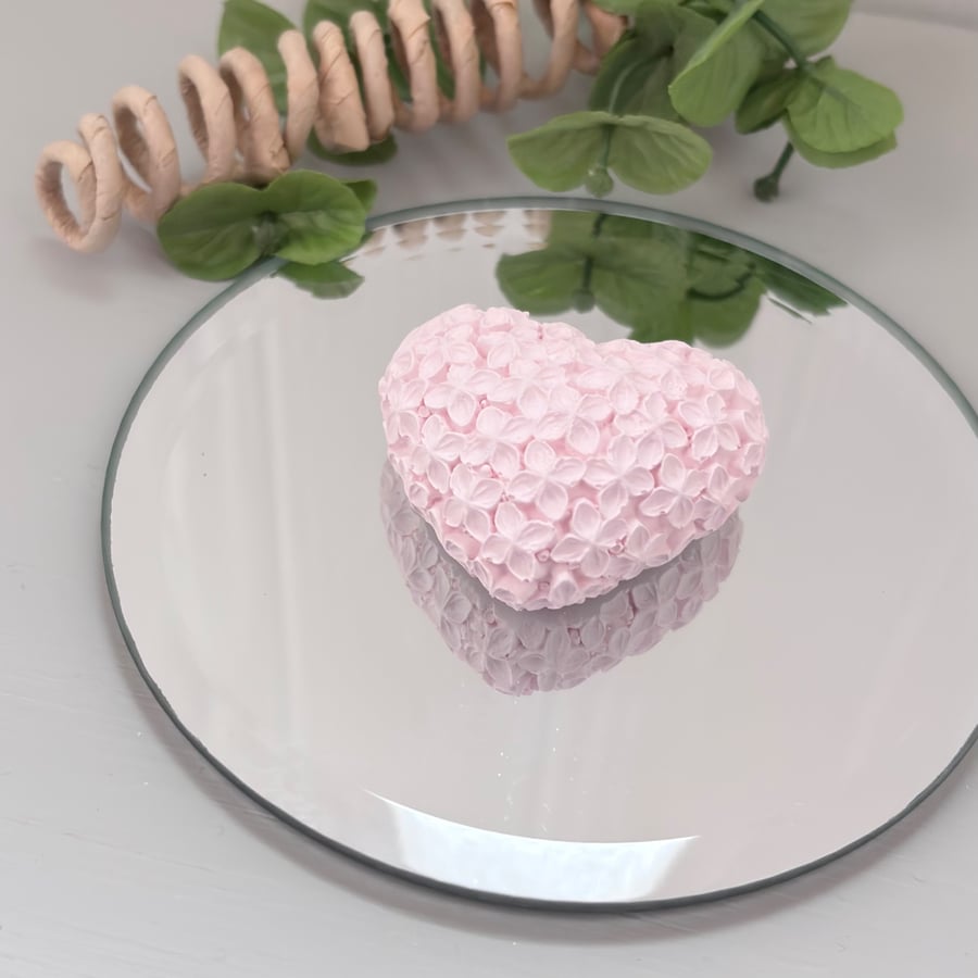 Clay Heart Diffuser, Eco Friendly Essential Oil Diffuser, Floral Aromatherapy 