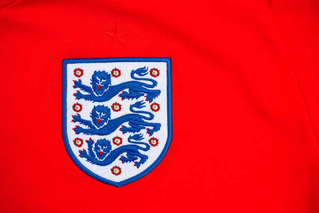 England Three Lions Football Shirt Badge Photograph Print