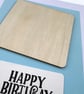 Birthday card for Dad, tea lover, with drinks coaster gift  - Image 5