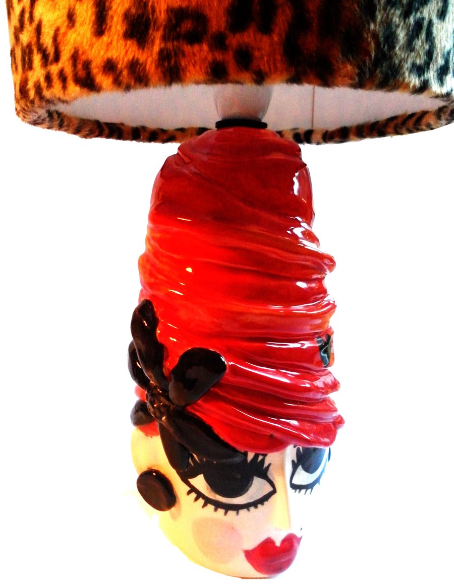 SIXTIES 'RED' BEEHIVE LAMP