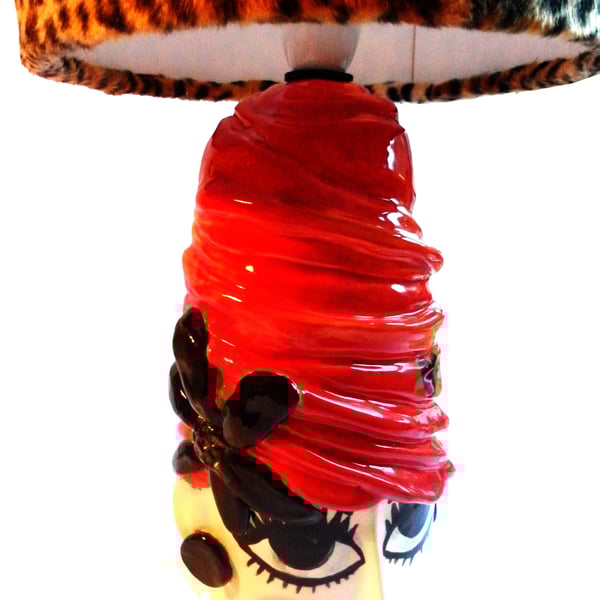 SIXTIES 'RED' BEEHIVE LAMP
