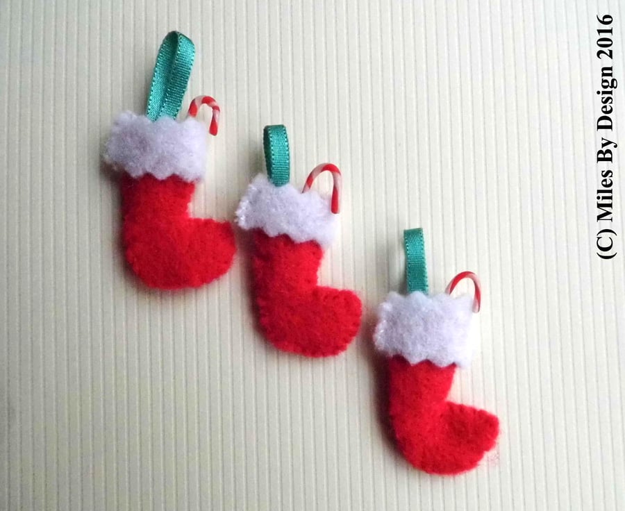 1:12 Scale Xmas Stockings, Candy Canes and Wrapping Paper set