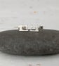 Recycled Sterling Silver Sewing Machine Earrings – Gift For a Sewer - Image 1
