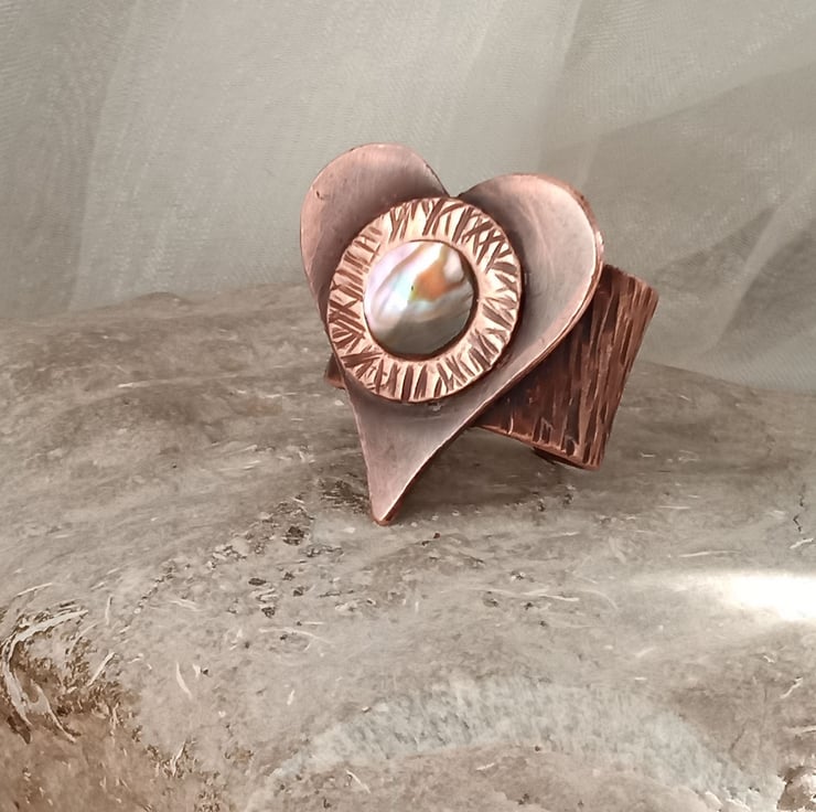 Large copper rings on sale