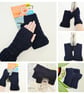 Gift Set - Navy Blue Hiking Mitts & Acorn Beret Hat  - Image 6