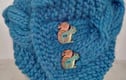 Cable Knit Neck Warmers Squirrel Button Collection
