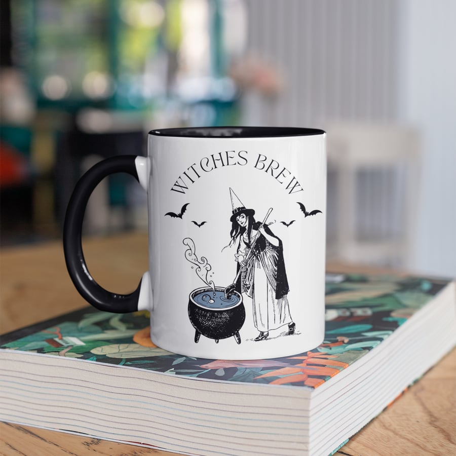Witches Brew - Witch Halloween Mug, Witchy Mug, Spooky Mug Gift, Halloween Gift