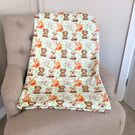 Brushed Cotton Woodland Blanket
