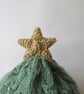 Tea cosy Tea cosie - Christmas tree glittery pine needle green - Image 2