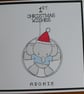 Personalised First  Christmas Card - Elephant - Image 3