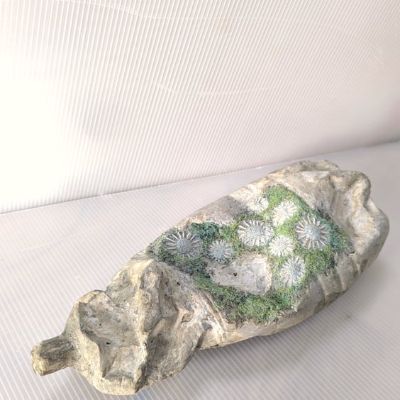 Upstream: Greener Loop XL Bottle sculpture textiles plus concrete