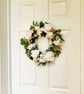 Handmade Blush Rose Door Wreath - Artificial Floral Wreath - Image 4