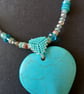 Turquoise Heart Necklace - Image 8