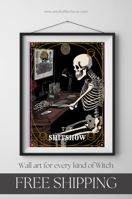 The Sh!t Show Tarot Print