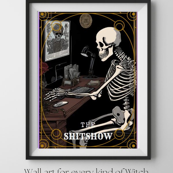 The Sh!t Show Tarot Print