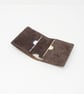 Brown leather slim bifold wallet - Image 3