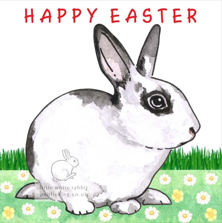 Patch the Rabbit - Easter Card
