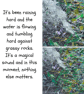 A mounted acrylic painting - waterfall - landscape - letterbox gift - Image 2