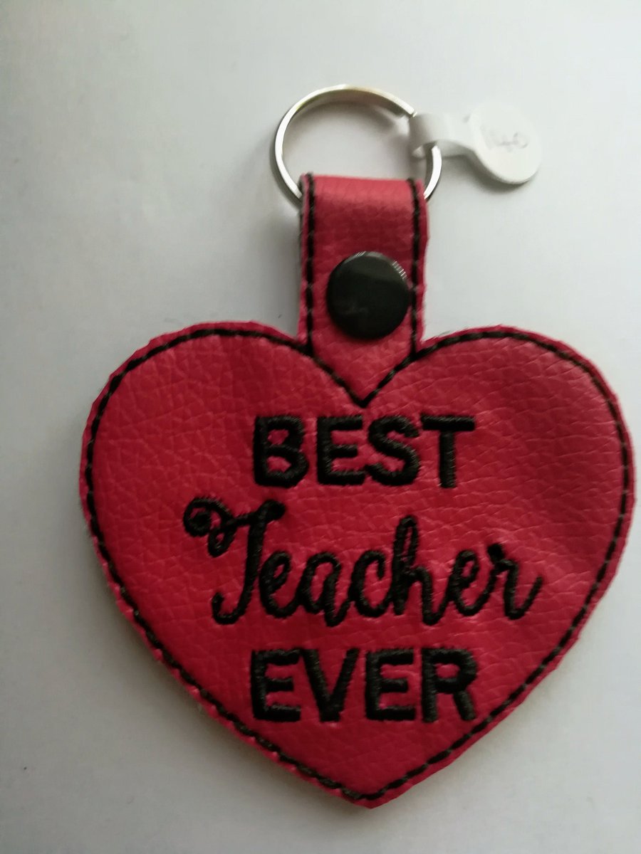 140. Best teacher ever keyring