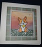 Quirky art handrawn set of 5 beautiful handmade whimsical cute dogs blank cards - Image 5
