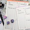 DND Player Notes Log Book Pad