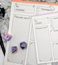 DND Player Notes Log Book Pad