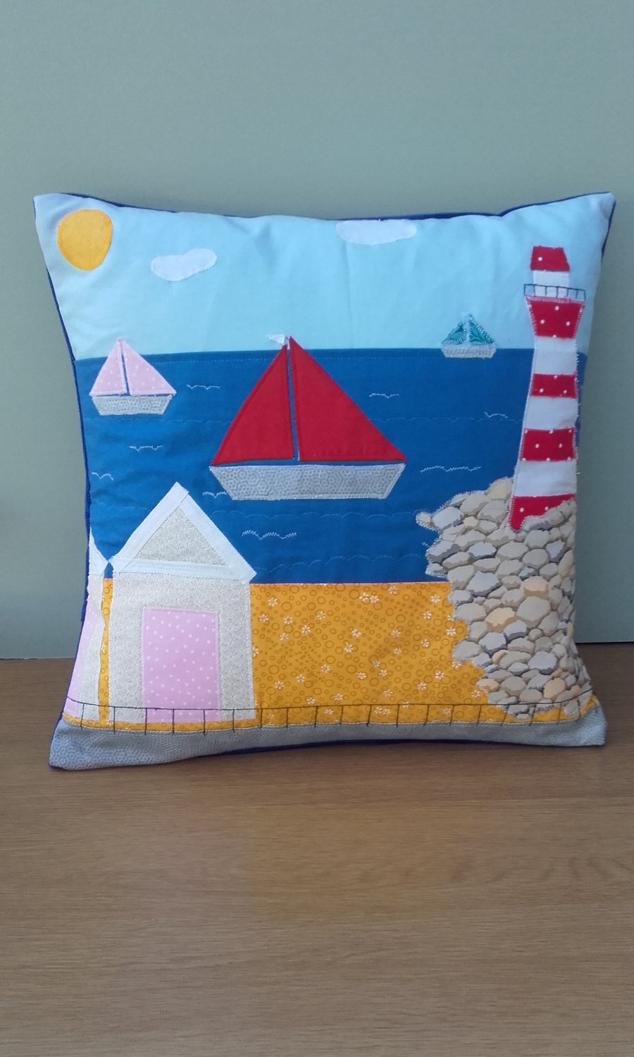 Seaside Picture Cushion