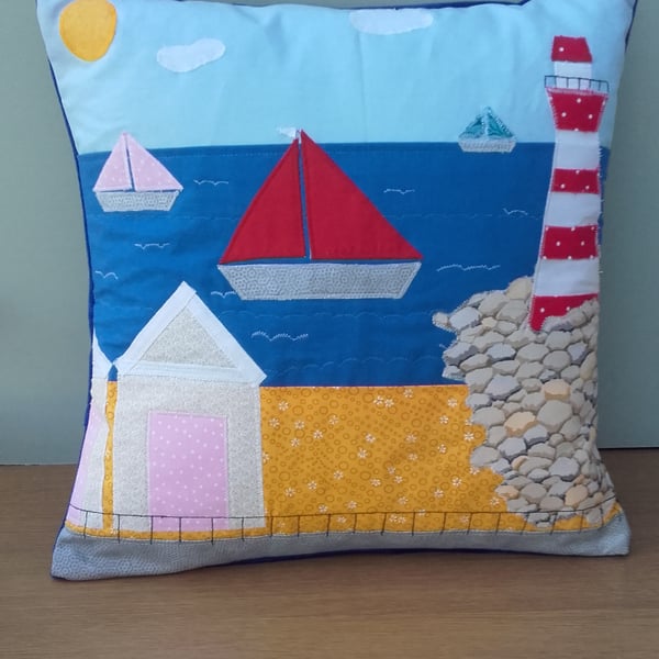 Seaside Picture Cushion