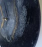 "Obsidian Whispers" Hand-Painted Fluid Art Wall Clock, Silent Home Decor - Image 4