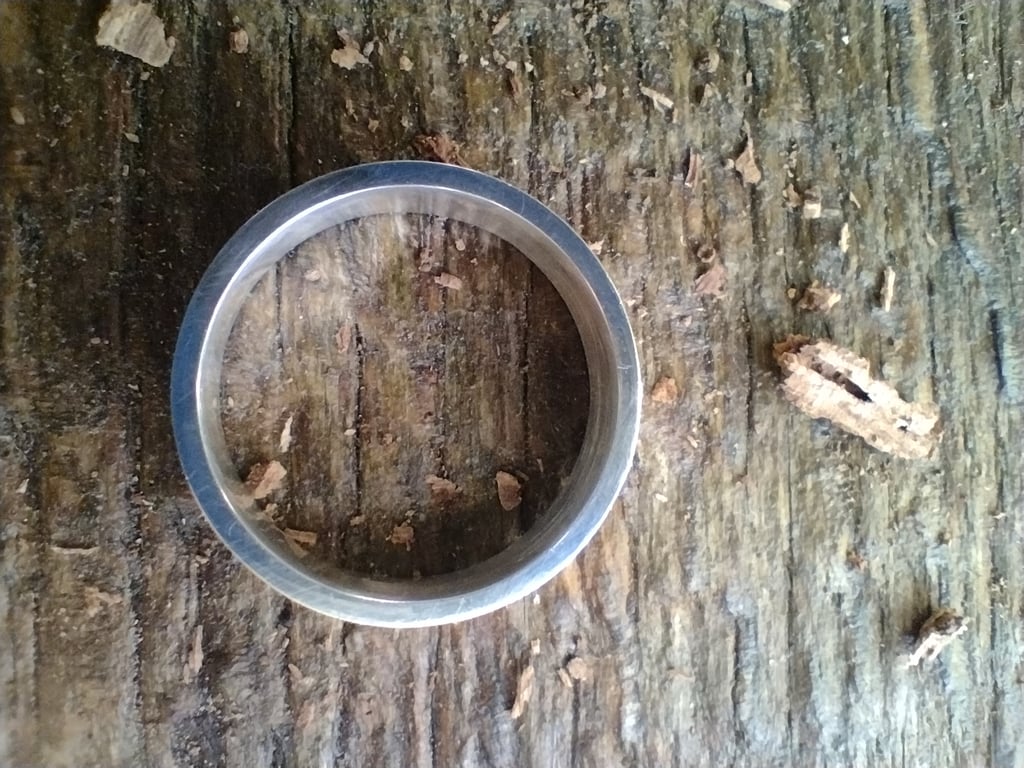 Unisex Chunky 1.5mm thick Flat Ring