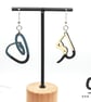 Mismatched Scribble Earrings - Handmade Wooden Jewellery Gift for Artist - Image 6