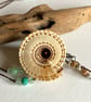 Statement shell necklace with beads - Image 3