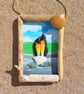 Pebble Penguins Driftwood Wall Art - Handmade Coastal Bird Art - One-of-a-Kind - Image 7