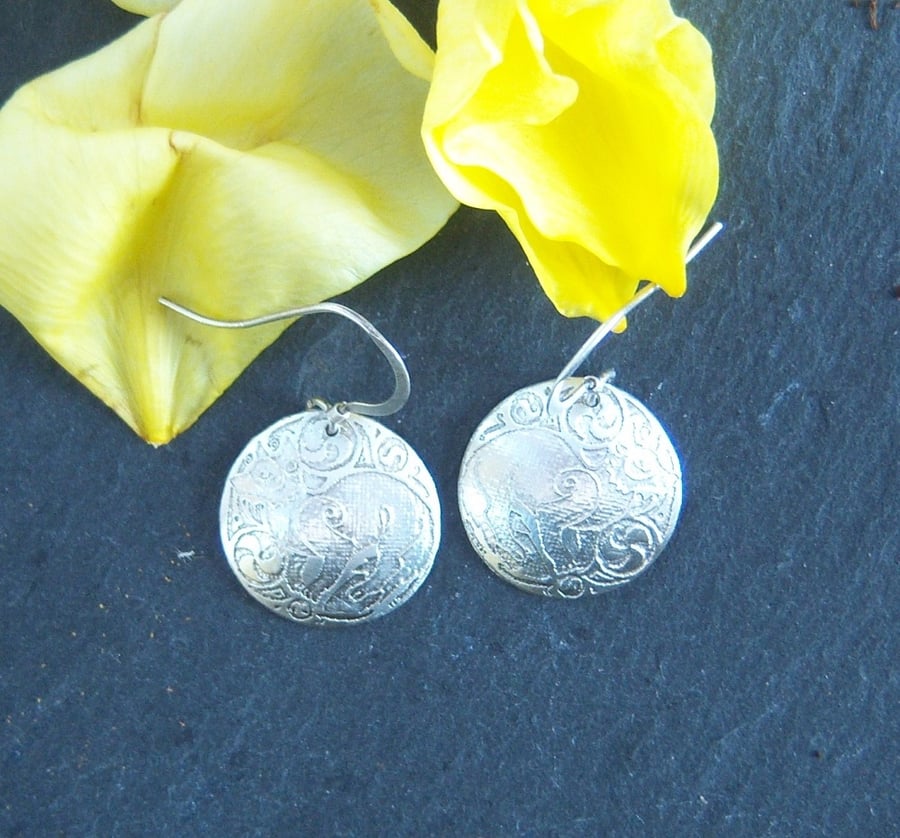 Fox earrings in hallmarked sterling silver