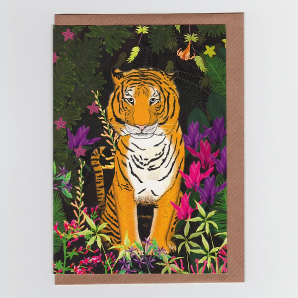Jungle Tiger, Greetings Card