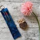 Starry Night Space Print Lanyard Pen Holder – Teacher Pen Holder – Nurse