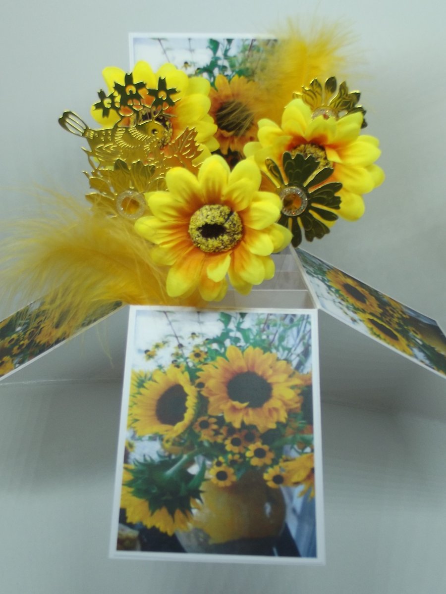 Card with Sunflowers ss