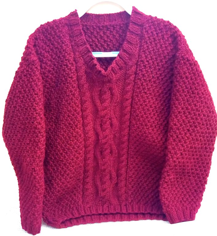 Children's Hand Knitted Cable Patterned Jumper, Children's Clothes