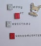 Granddaughter First Christmas Card - Reindeer - Image 2