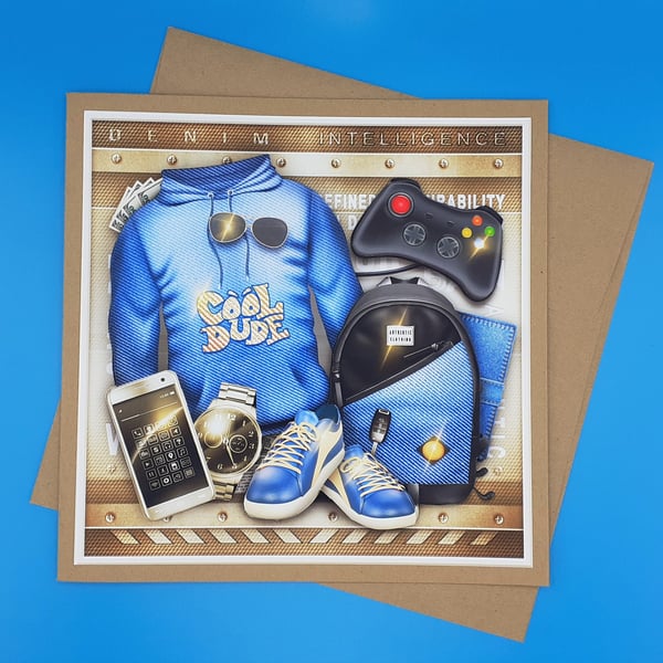 Birthday Card, 8x8inches 20x20cms 