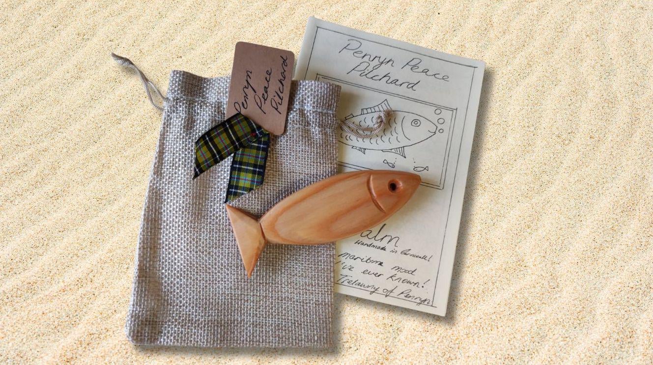 Penryn Peace Pilchard handmade in Cornwall the latest in worry bead tech