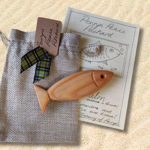 Penryn Peace Pilchard handmade in Cornwall the latest in worry bead tech