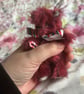 Rudy, miniature Christmas bear, hand sewn collectible bear  - Image 4
