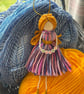 Custom Name 'HAPPY' Angel - Personalised Fluffy Keepsake - Phone & Bag Charm - Image 3