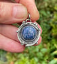 Sterling silver and lapis lazuli vortex pendant  - Image 6