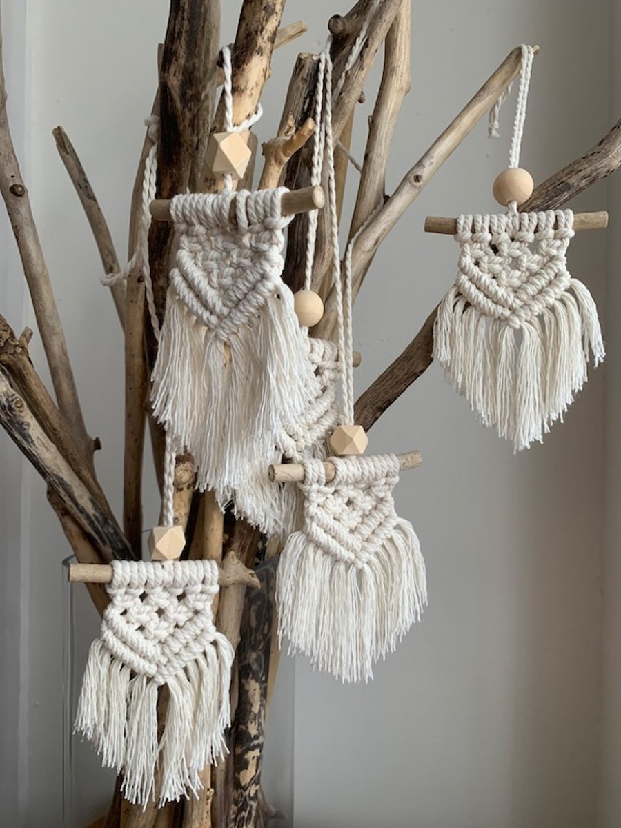 Macrame Car Charm Diffuser, Wedding, Boho, Teacher, Eco,