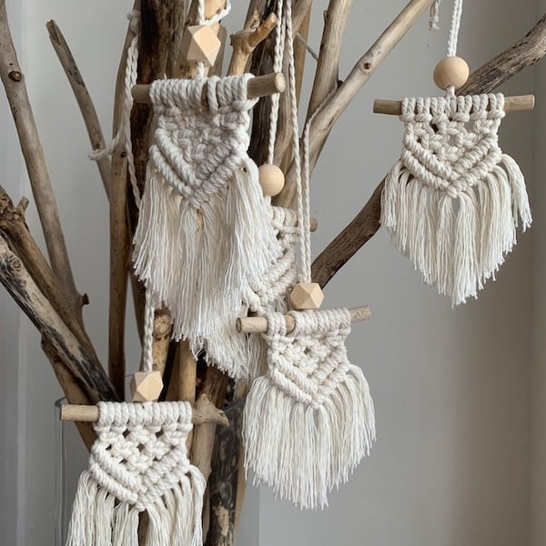 Macrame Car Charm Diffuser, Wedding, Boho, Teacher, Eco,