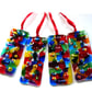 Patchwork Rainbow Fused Glass Lightcatcher - Image 5