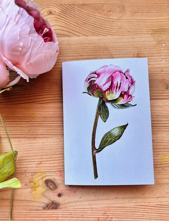 Peony card 
